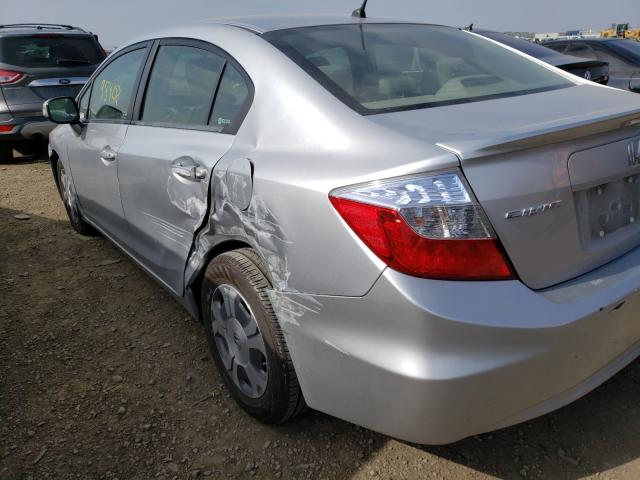 2012 HONDA CIVIC HYBR JHMFB4F30CS001590