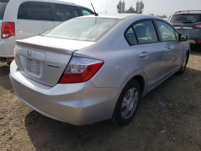 2012 HONDA CIVIC HYBR JHMFB4F30CS001590
