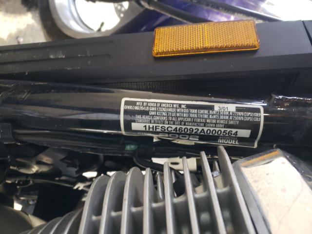 2002 HONDA VTX1800 C 1HFSC46092A000564