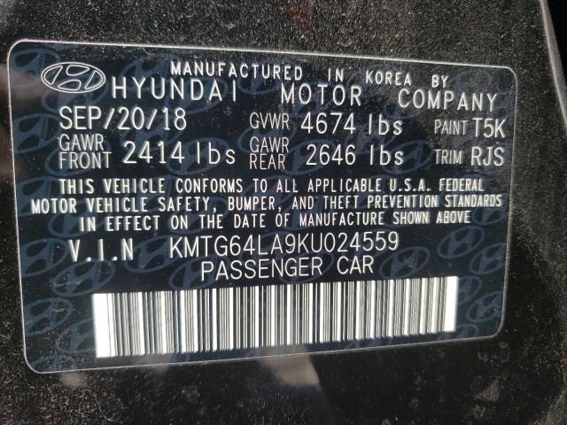 2019 GENESIS G70 ADVANC KMTG64LA9KU024559