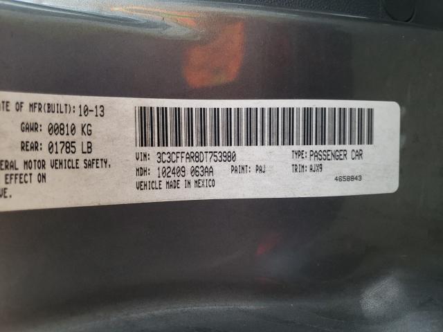 2013 FIAT 500 3C3CFFAR8DT753980