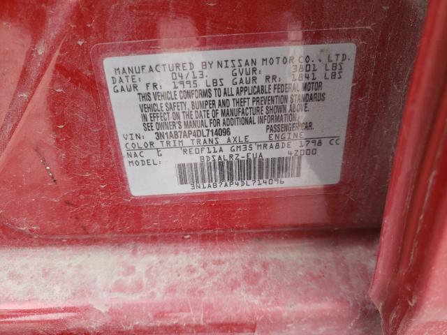 2013 NISSAN SENTRA 3N1AB7AP4DL714096