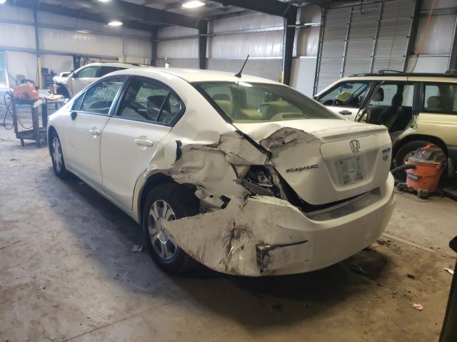 2012 HONDA CIVIC HYBR JHMFB4F22CS010816