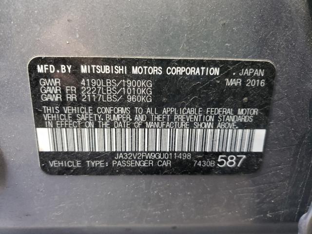 2016 MITSUBISHI LANCER ES JA32V2FW9GU011498