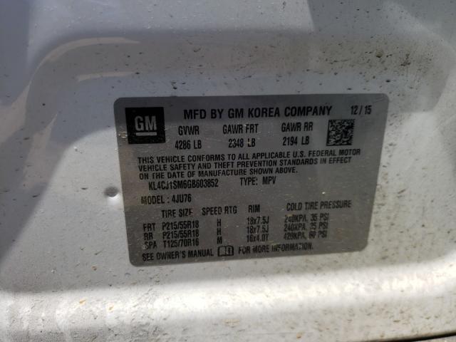 2016 BUICK ENCORE SPO KL4CJ1SM6GB603852