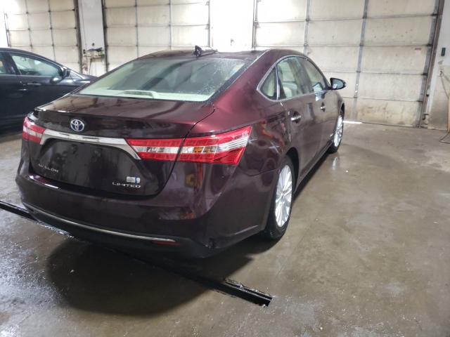 2014 TOYOTA AVALON HYB 4T1BD1EBXEU020605