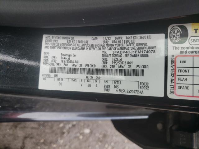 2014 FORD FIESTA TIT 3FADP4CJ1EM174078