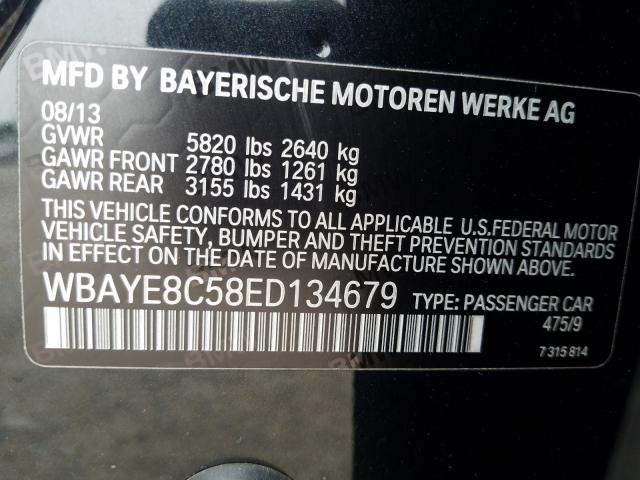2014 BMW 750LI WBAYE8C58ED134679