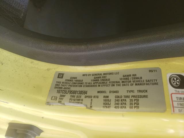2011 GMC CANYON 1GTC5LF95B8138594
