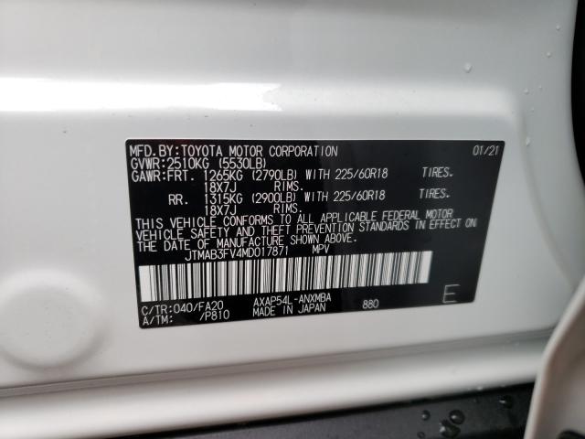 2021 TOYOTA RAV4 PRIME JTMAB3FV4MD017871