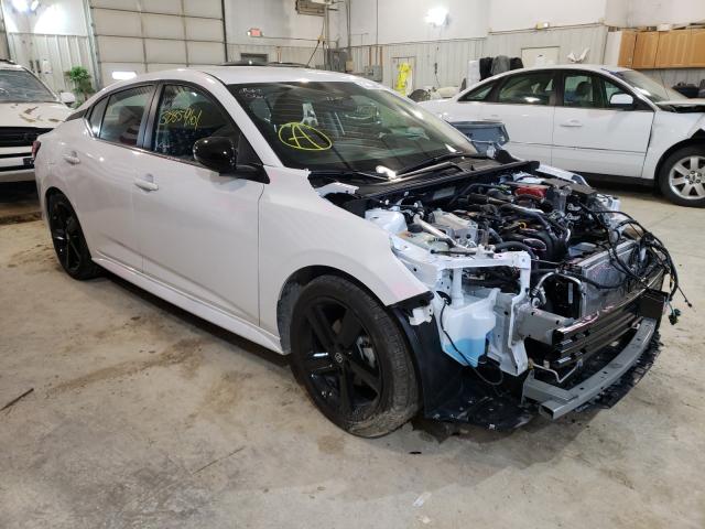 Salvage cars for sale from Copart Columbia, MO: 2021 Nissan Sentra SR