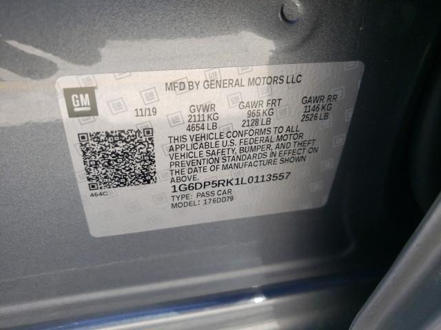 2020 CADILLAC CT5 SPORT 1G6DP5RK1L0113557