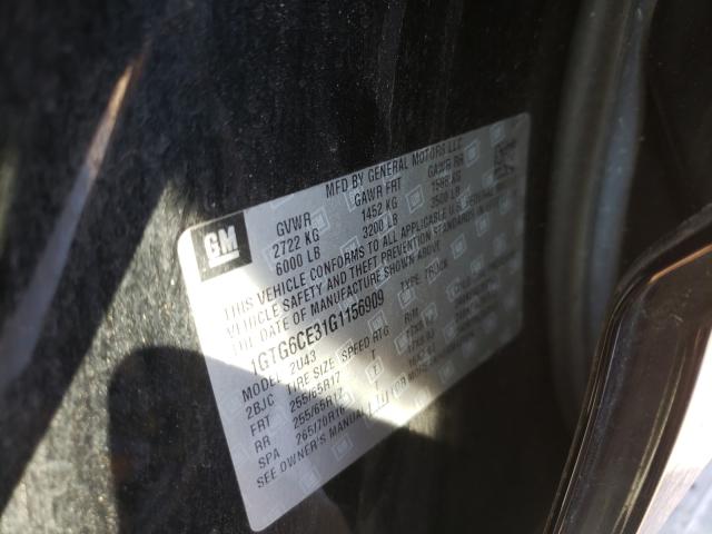 2016 GMC CANYON SLE 1GTG6CE31G1156909
