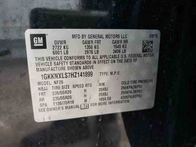 2017 GMC ACADIA DEN 1GKKNXLS7HZ141899