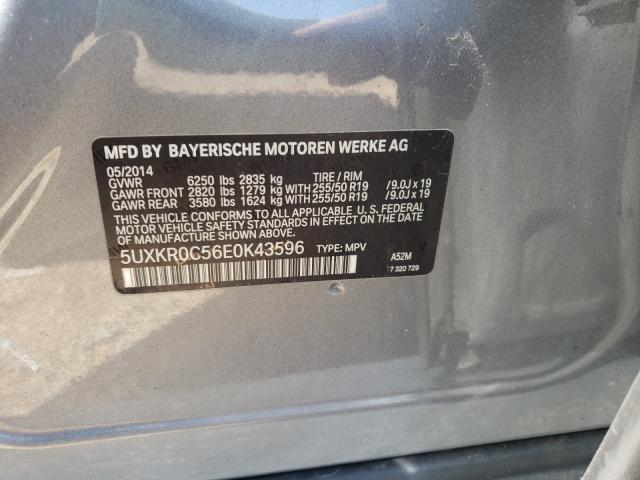 2014 BMW X5 XDRIVE3 5UXKR0C56E0K43596