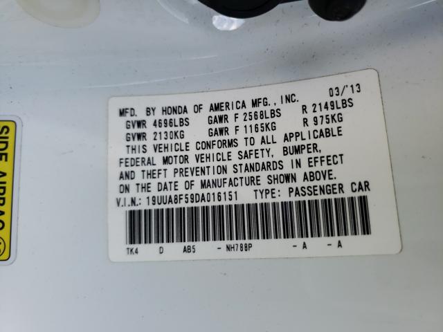 2013 ACURA TL TECH 19UUA8F59DA016151
