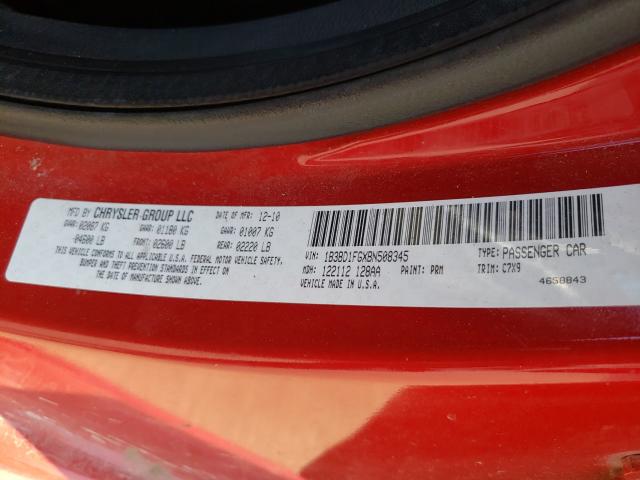 2011 DODGE AVENGER MA 1B3BD1FGXBN508345
