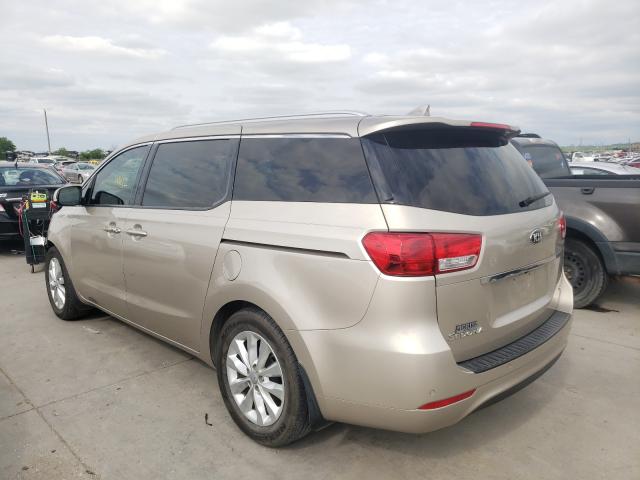 2016 KIA SEDONA EX KNDMC5C16G6206067