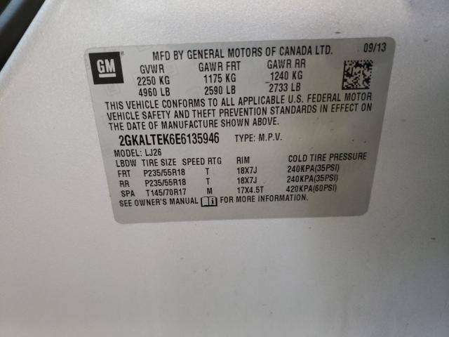 2014 GMC TERRAIN 2GKALTEK6E6135946