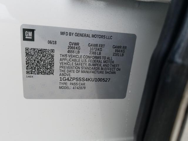 2019 BUICK LACROSSE E 1G4ZP5SS4KU100527