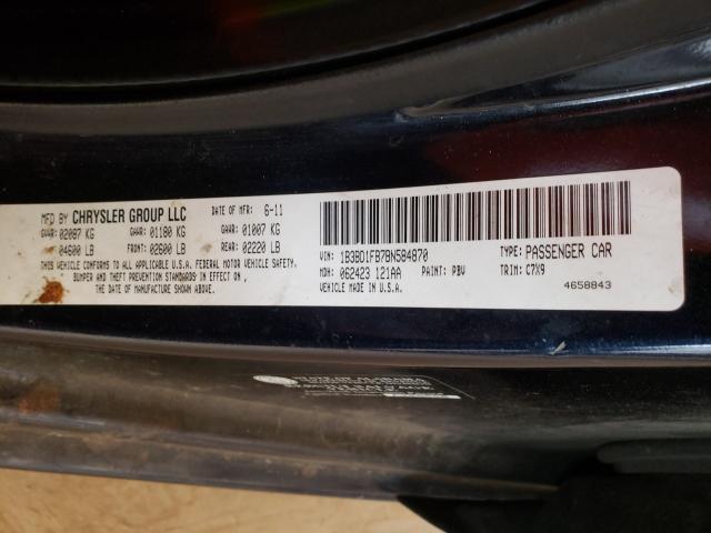 2011 DODGE AVENGER MA 1B3BD1FB7BN584870