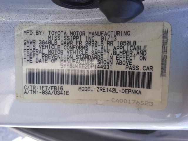 VIN 4T1B21HK6KU515557 2019 Toyota Camry, Hybrid Xle no.10