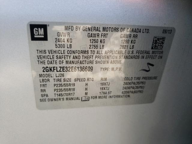 2014 GMC TERRAIN DE 2GKFLZE32E6136609