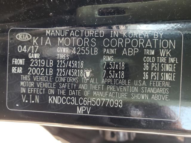 2017 KIA NIRO EX KNDCC3LC6H5077093