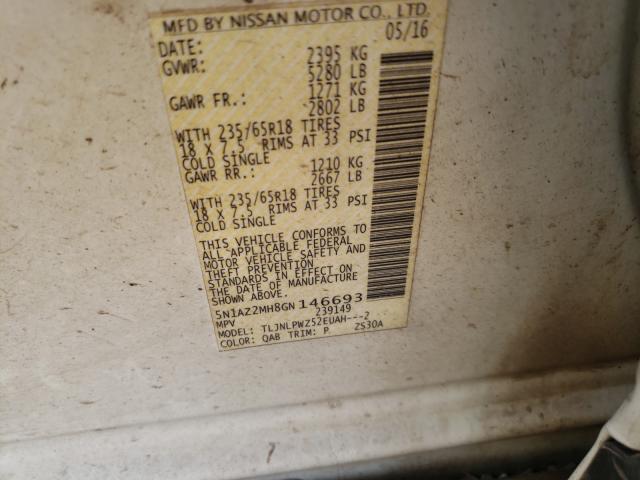 2016 NISSAN MURANO 5N1AZ2MH8GN146693