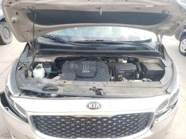 2016 KIA SEDONA EX KNDMC5C16G6206067