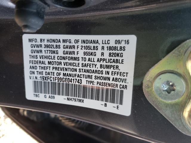2016 HONDA CIVIC TOUR 19XFC1F99GE041743