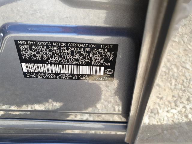 2018 LEXUS IS JTHBA1D25J5065050