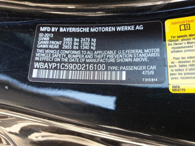 VIN WBAYP1C59DD216100 2013 BMW 6 Series, 650 XI no.10