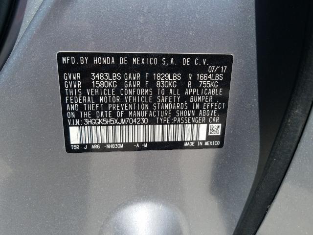 2018 HONDA FIT LX 3HGGK5H5XJM704230
