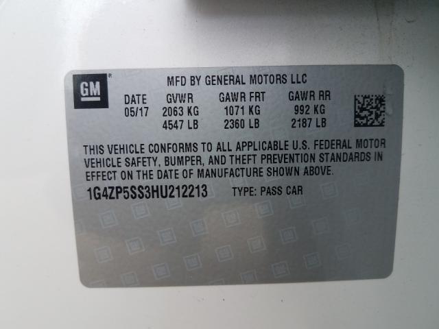 2017 BUICK LACROSSE E 1G4ZP5SS3HU212213