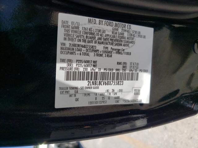 2011 LINCOLN TOWN CAR S 2LNBL8CV6BX755823