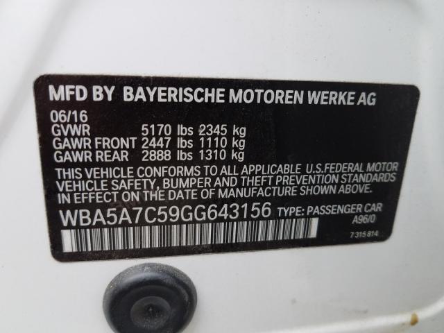 2016 BMW 528 XI WBA5A7C59GG643156