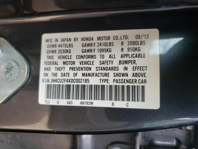 2013 ACURA TSX JH4CU2F4XDC002185