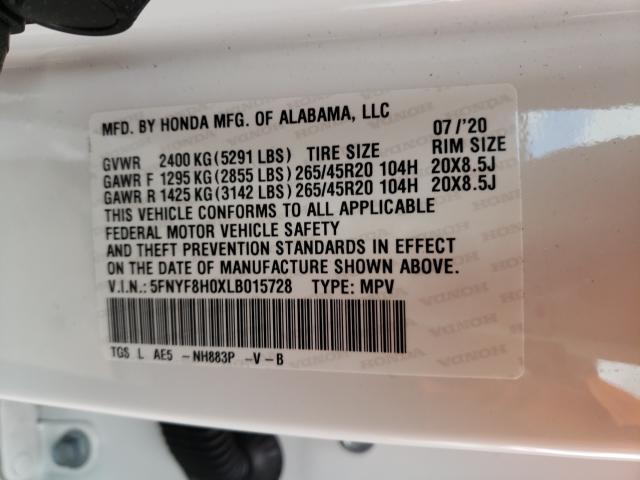 2020 HONDA PASSPORT E 5FNYF8H0XLB015728
