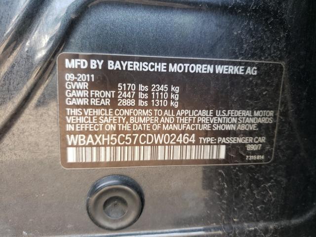 2012 BMW 528 XI WBAXH5C57CDW02464