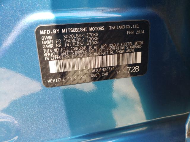 2014 MITSUBISHI MIRAGE DE ML32A3HJ0EH023343