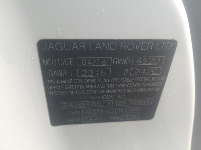 2017 JAGUAR F-TYPE SAJWA6ETXH8K38885