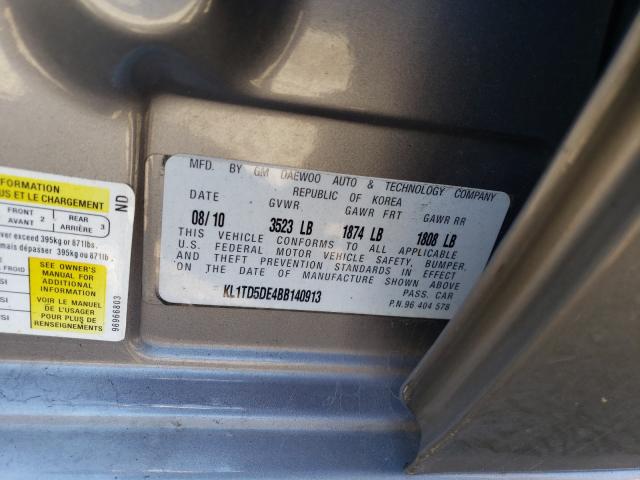 2011 CHEVROLET AVEO LS KL1TD5DE4BB140913