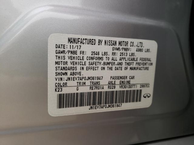 2018 INFINITI Q50 LUXE JN1EV7AP0JM361947