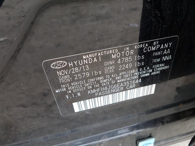 2014 HYUNDAI AZERA GLS KMHFH4JG6EA351644