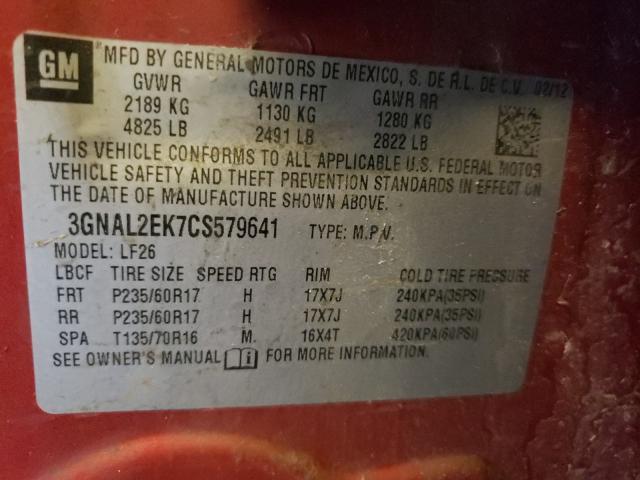 VIN 4T4BF1FK8FR493693 2015 Toyota Camry, LE no.10