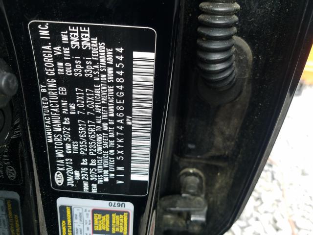 2014 KIA SORENTO LX 5XYKT4A68EG484544