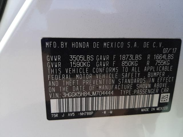 2018 HONDA FIT EX 3HGGK5H84JM704444