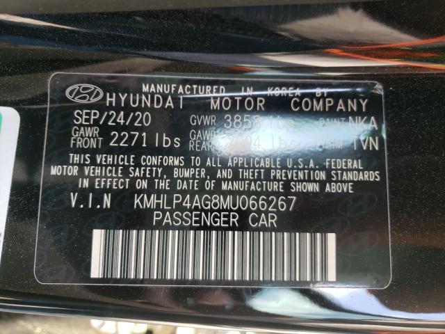 2021 HYUNDAI ELANTRA LI KMHLP4AG8MU066267