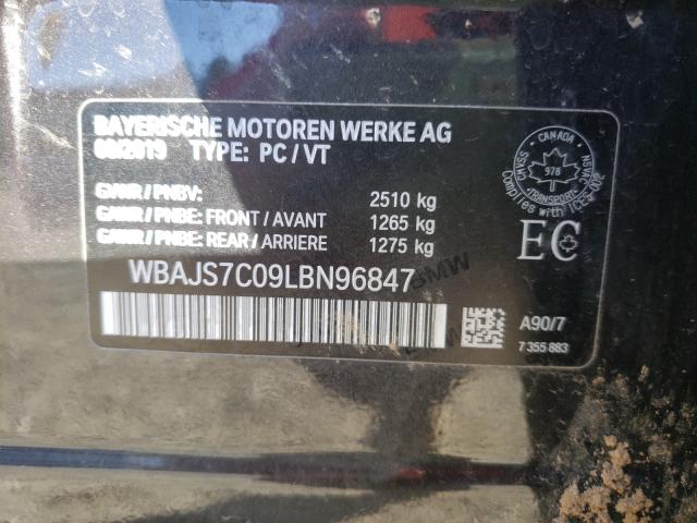 2020 BMW M550XI WBAJS7C09LBN96847